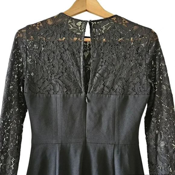 Aritzia Babaton Women's Masaki Black Bustier Lace Mini Cocktail Formal Dress. - Picture 13 of 15